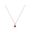 5648750 Chroma Heart Red Stud Necklace - SWAROVSKI - BALAAN 3