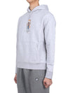 Dressed Fox Regular Hood Light Grey Melange - MAISON KITSUNE - BALAAN 4