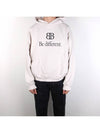 lettering logo hooded top white - BALENCIAGA - BALAAN.