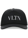 V Logo Ball Cap Black - VALENTINO - BALAAN 1