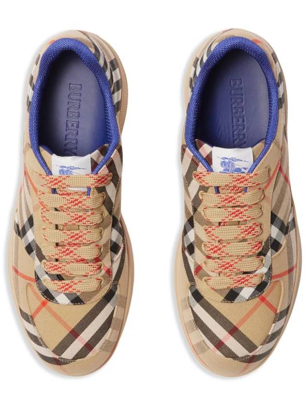 Check Terrace Low Top Sneakers Sand - BURBERRY - BALAAN 5