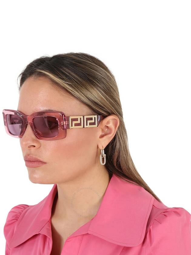 Versace Violet Internal Mirror Silver Rectangular Ladies Sunglasses VE4444U 5355AK 54 - VERSACE - BALAAN 2