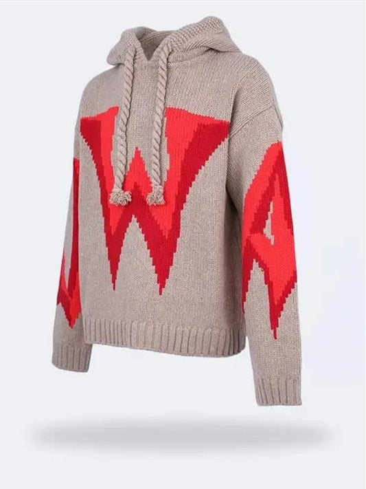 Logo jacquard hood knit KW0706YN0170 - JW ANDERSON - BALAAN 2