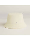 CALVI MILANO Bucket Hat Blanc H241085N 91 - HERMES - BALAAN 1