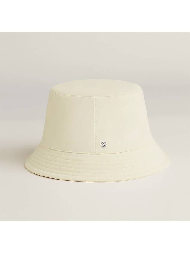 CALVI MILANO Bucket Hat Blanc H241085N 91 - HERMES - BALAAN 1