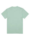 Logo Print Cotton Short Sleeve T-Shirt Light Green - SPORTY & RICH - BALAAN 3