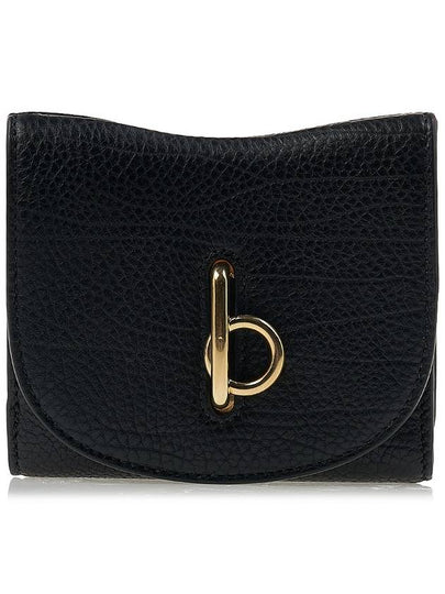 Rocking Horse Leather Half Wallet Black - BURBERRY - BALAAN 2