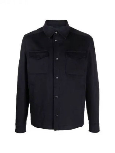 Herno Wool Cashmere Shirt Jacket 270408 - HERNO - BALAAN 1