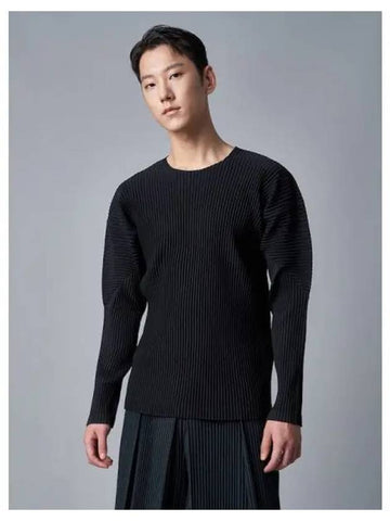 Basic long sleeve t shirt black contemporary domestic product GM0024070244623 - ISSEY MIYAKE - BALAAN 1