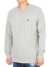 Grey Fox Head Patch Classic Sweatshirt Grey Melange - MAISON KITSUNE - BALAAN 3