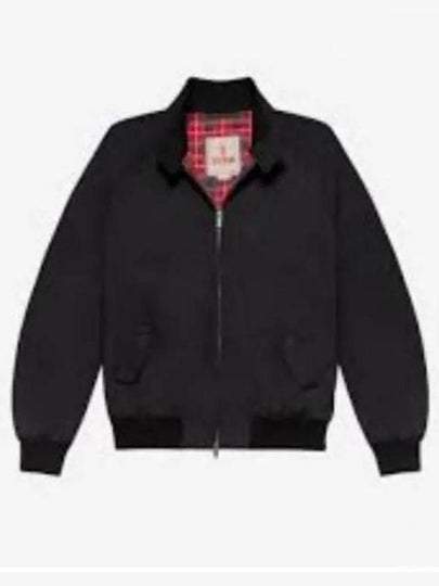 G9 Harrington Zip-Up Jacket Black - BARACUTA - BALAAN 2