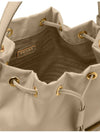 Duet Re-Nylon Bucket Bag Desert Beige - PRADA - BALAAN 5