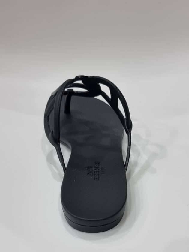 Egerie Flip Flops Noir - HERMES - BALAAN 4