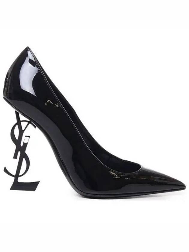 Opyum Leather Pumps Black - SAINT LAURENT - BALAAN 2