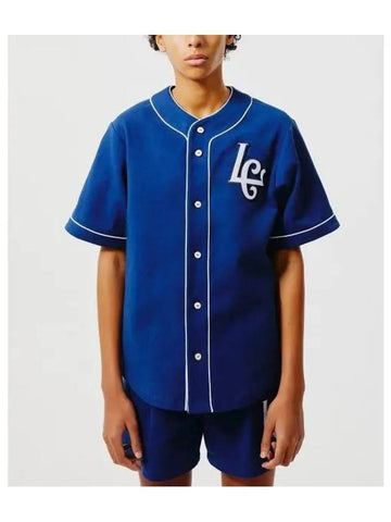 LATE CHECKOUT U LC Navy Baseball Shirt - CORELATE - BALAAN 1