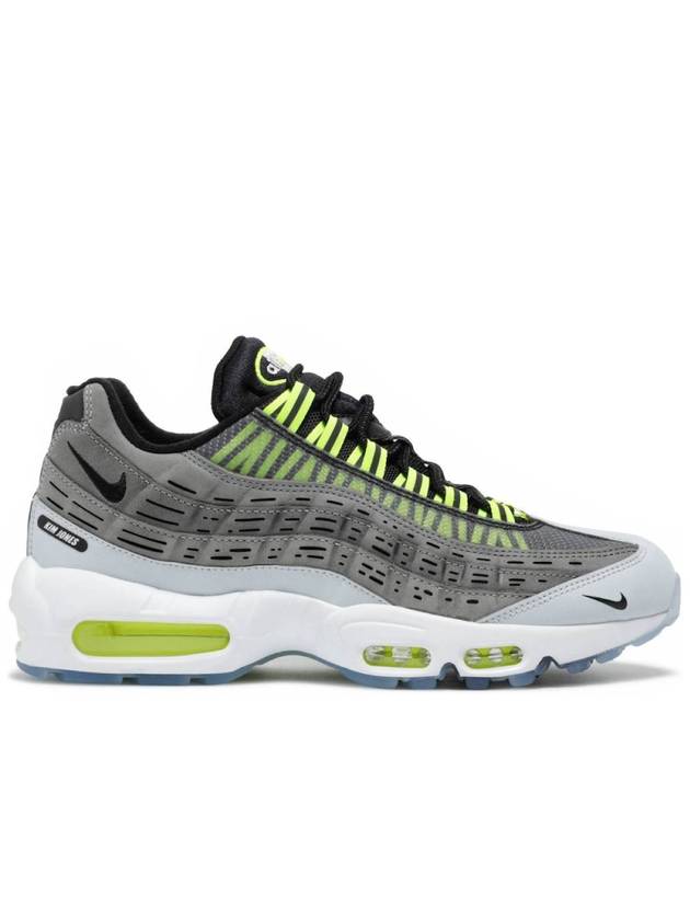 Kim Jones Air Max 95 Low Top Sneakers Black Volt Gray - NIKE - BALAAN 7