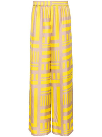 Fendi Trousers Golden - FENDI - BALAAN 1