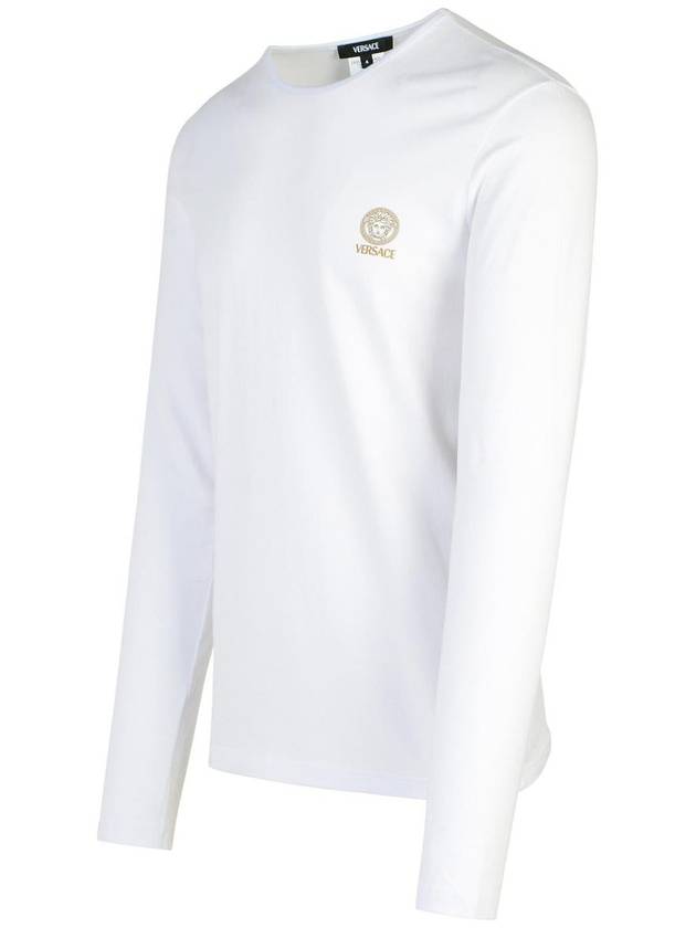 Long sleeve crew neck t-shirt AU101971A10011_A1001 - VERSACE - BALAAN 3