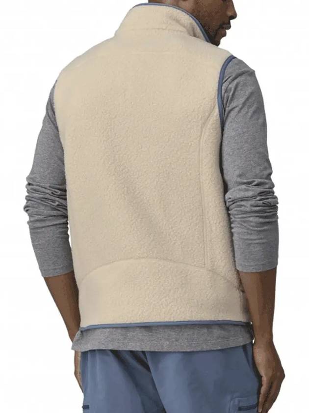 Men's Retro Pile Vest Beige Blue - PATAGONIA - BALAAN 4