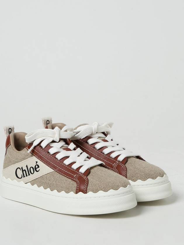 Sneakers Chloè in canvas e pelle - CHLOE - BALAAN 2