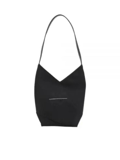 Women's Japanese Satin Shoulder Bag Black - MAISON MARGIELA - BALAAN 2