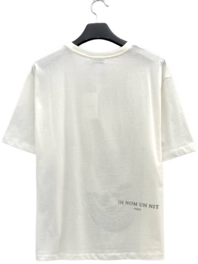 Season OFF Sale Milk Mask Printing Short Sleeve TShirt NUS22251 081 - IH NOM UH NIT - BALAAN 2