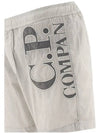 Big Logo Swim Shorts Grey - CP COMPANY - BALAAN 5