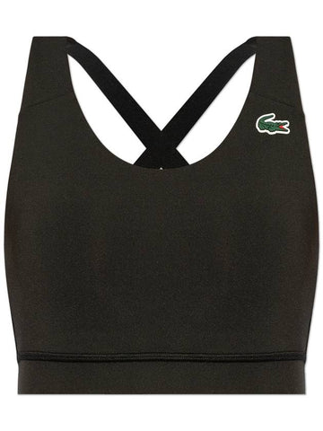 Lacoste Sports Bra, Women's, Black - LACOSTE - BALAAN 1