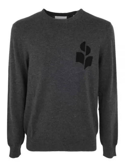 Men's Evans Logo Sweatshirt Grey - ISABEL MARANT - BALAAN 2