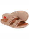 Gracie Buckle Two Bar Slippers Beige - FITFLOP - BALAAN 3