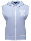 WOMEN LOGO POINT HOODIE VEST - ANEWGOLF - BALAAN 1