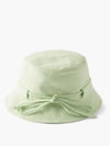 Jacquemus Bob Gadjo Ribbon Strap Cotton Canvas Bucket Hat Green - JACQUEMUS - BALAAN 3