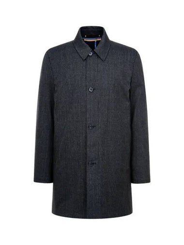 Quilted Liner Wool Mac Coat Black - PAUL SMITH - BALAAN 1