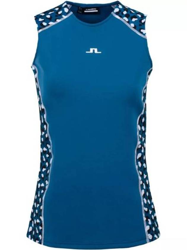 Women's Mirit tank top golf top blue - J.LINDEBERG - BALAAN 2