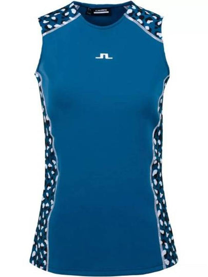 Women's Mirit tank top golf top blue - J.LINDEBERG - BALAAN 2