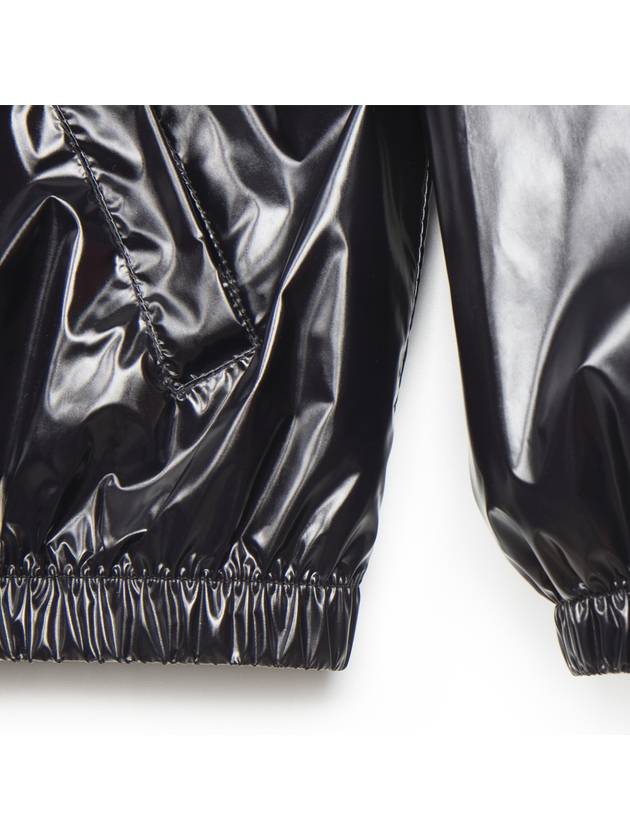 Miel Glossy Leather Jacket Black - GRAYBLVD - BALAAN 9