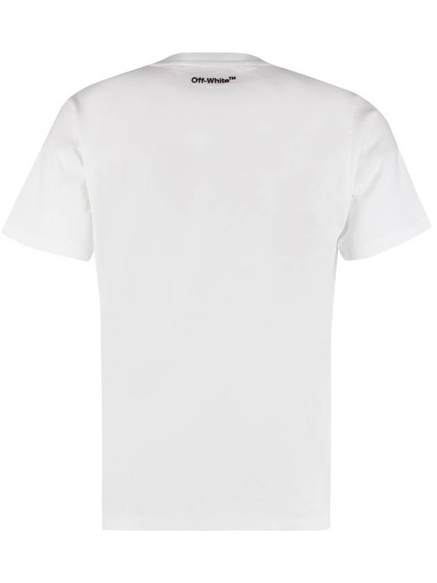 Cotton Crew Neck Short Sleeve T-Shirt 3 Pack White - OFF WHITE - BALAAN 4