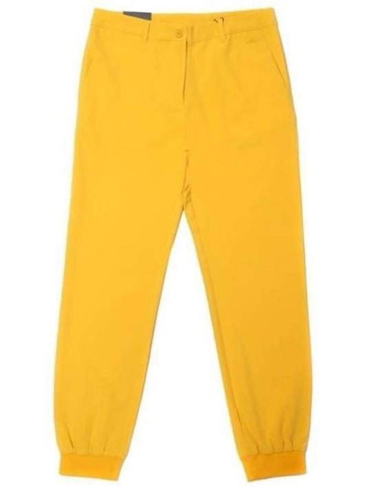 JLINDEBERG Elenya Jogger Pants Golf Pants Yellow - J.LINDEBERG - BALAAN 1