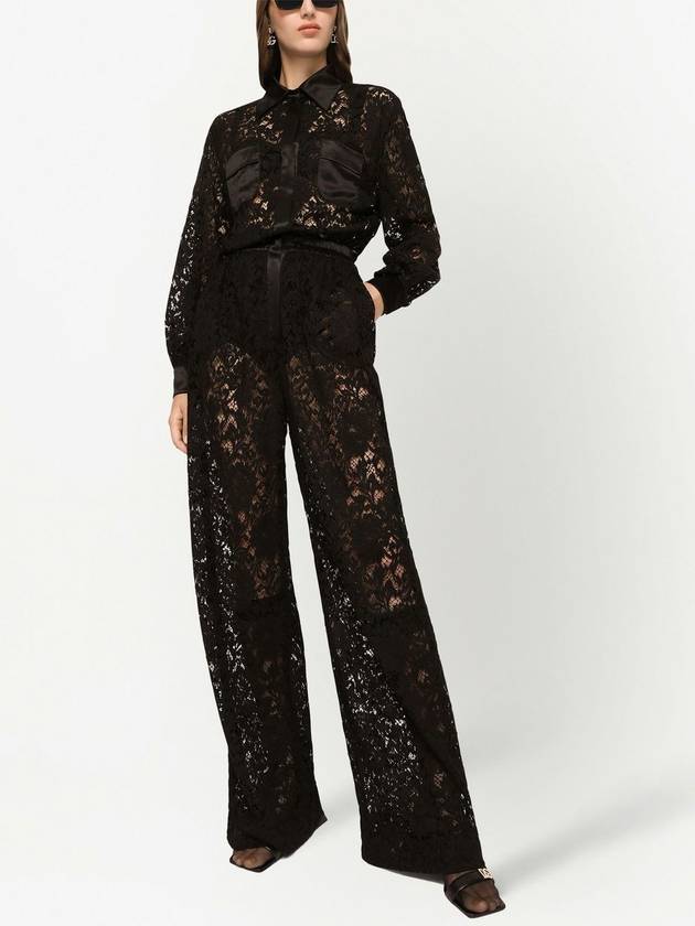 23 ss Lace Long Shirt Jumpsuit F6H1JTFLM9VN0000 B0710228622 - DOLCE&GABBANA - BALAAN 3