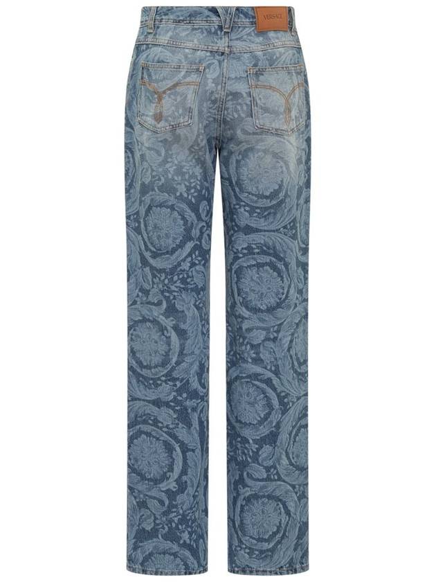 Denim Straight Pants 10115191A100291D030 BLUE - VERSACE - BALAAN 3