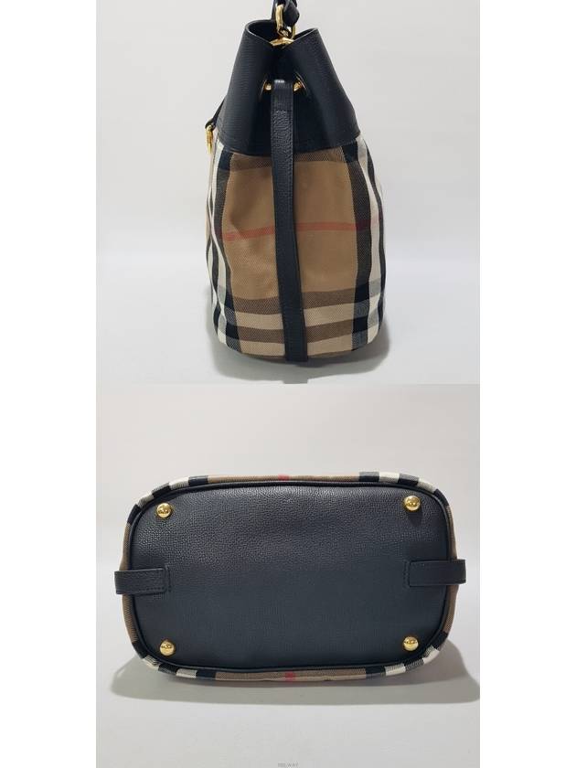 House check buckle hobo shoulder bag - BURBERRY - BALAAN 3