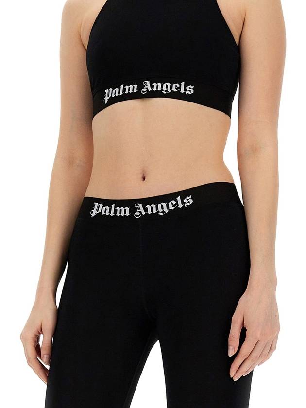 Logo Tape Crop Top PWVO024S24FAB0011001 - PALM ANGELS - BALAAN 5