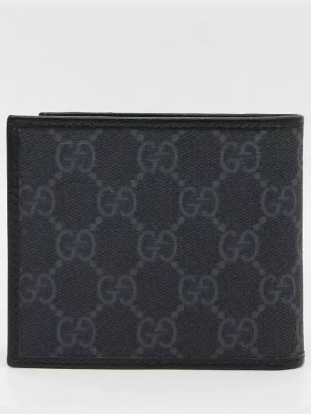 GG Supreme Interlocking G Halfwallet Black - GUCCI - BALAAN 3