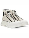 Shearling Tread Slick High Top Sneakers Natural - ALEXANDER MCQUEEN - BALAAN 2