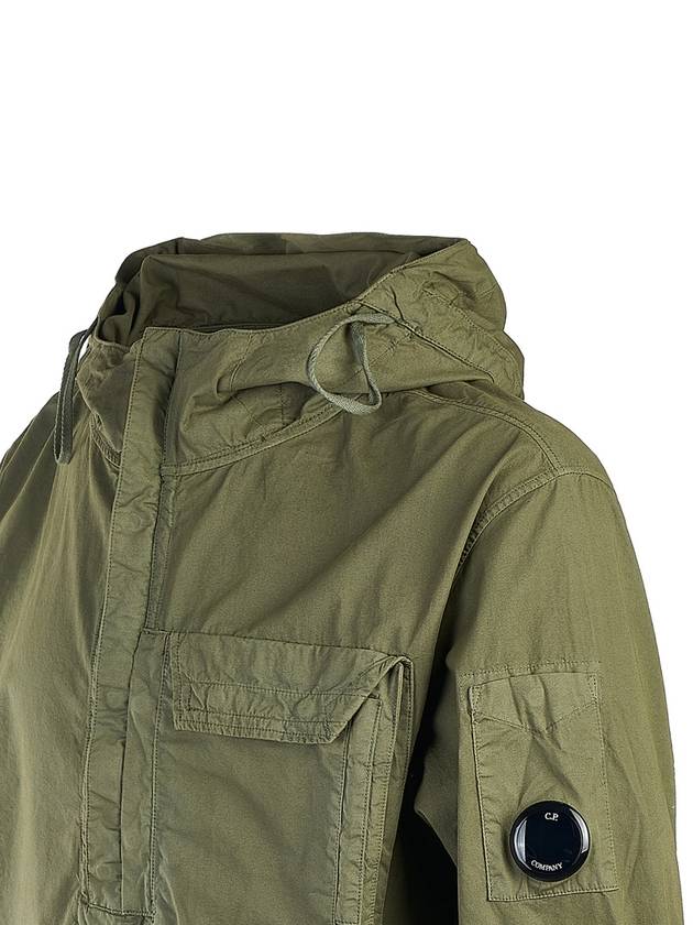 Gabardine Lens Long Sleeve Anorak Green - CP COMPANY - BALAAN 6