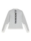 Rosa Hybrid Knit Zip-Up Jacket White - J.LINDEBERG - BALAAN 3