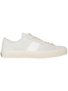 Men's Cambridge Suede Low Top Sneakers Light Grey - TOM FORD - BALAAN 1