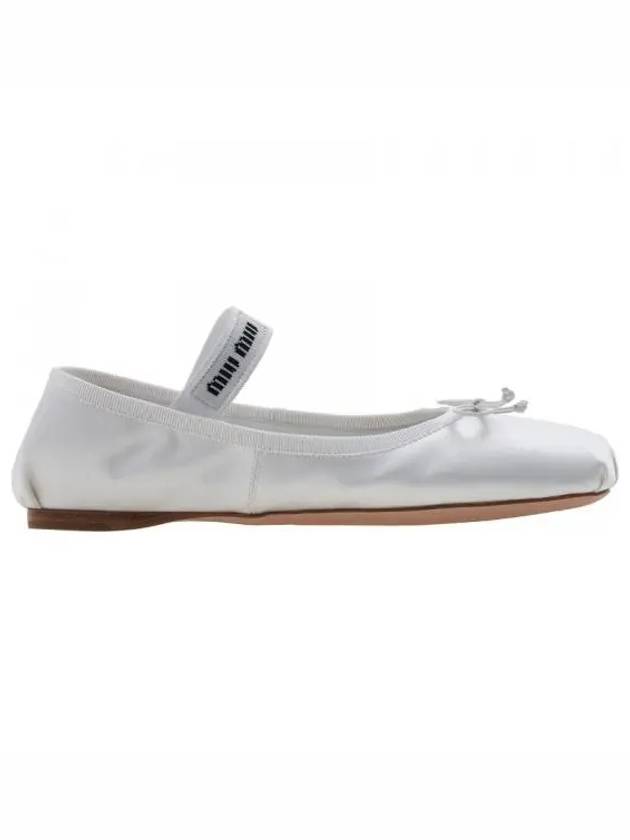 Satin Ballerinas White - MIU MIU - BALAAN 2