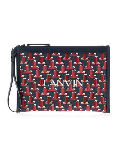 Logo Clutch Bag - LANVIN - BALAAN 2