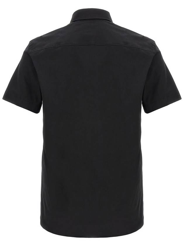 Organic Cotton Polo Shirt Black - BURBERRY - BALAAN 3